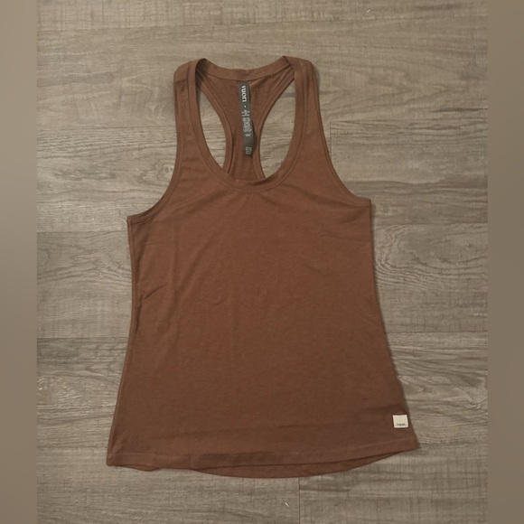 New Vuori Brown Lux Racerback Tank Top - Picture 1 of 6